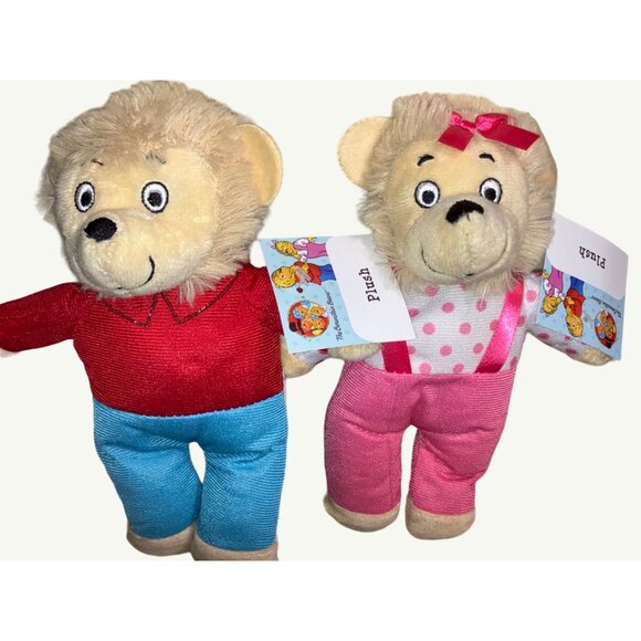 The Berenstain Bears Plush Toys Set of 4 PBS Kids Greenbrier International - Picture 6 of 10
